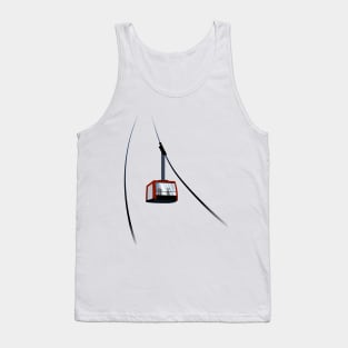 Cable car illustration leewarddesign Tank Top